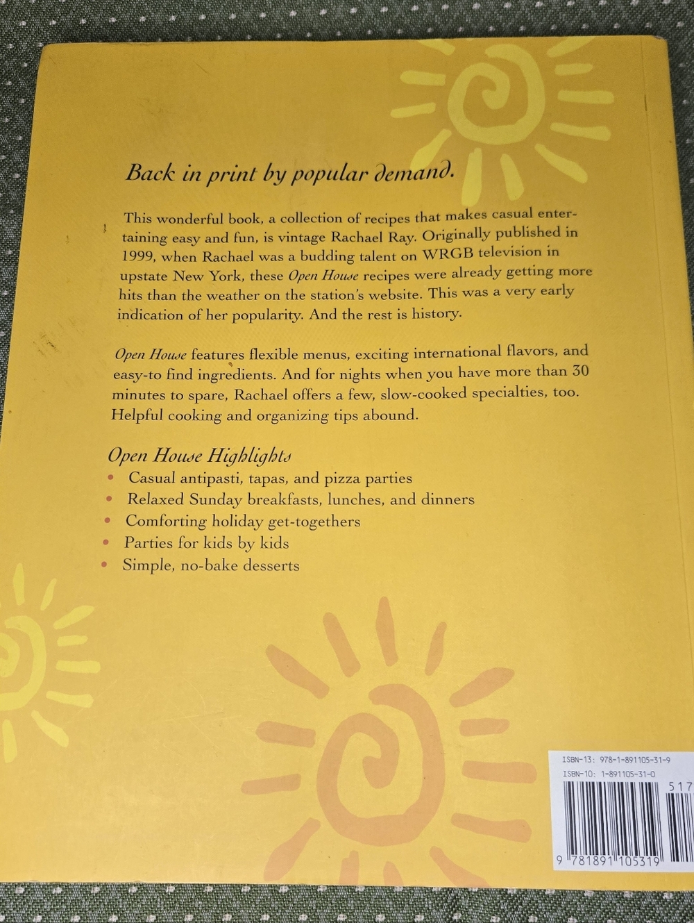 Rachael Ray's Open House Cookbook - Picture 2 of 5